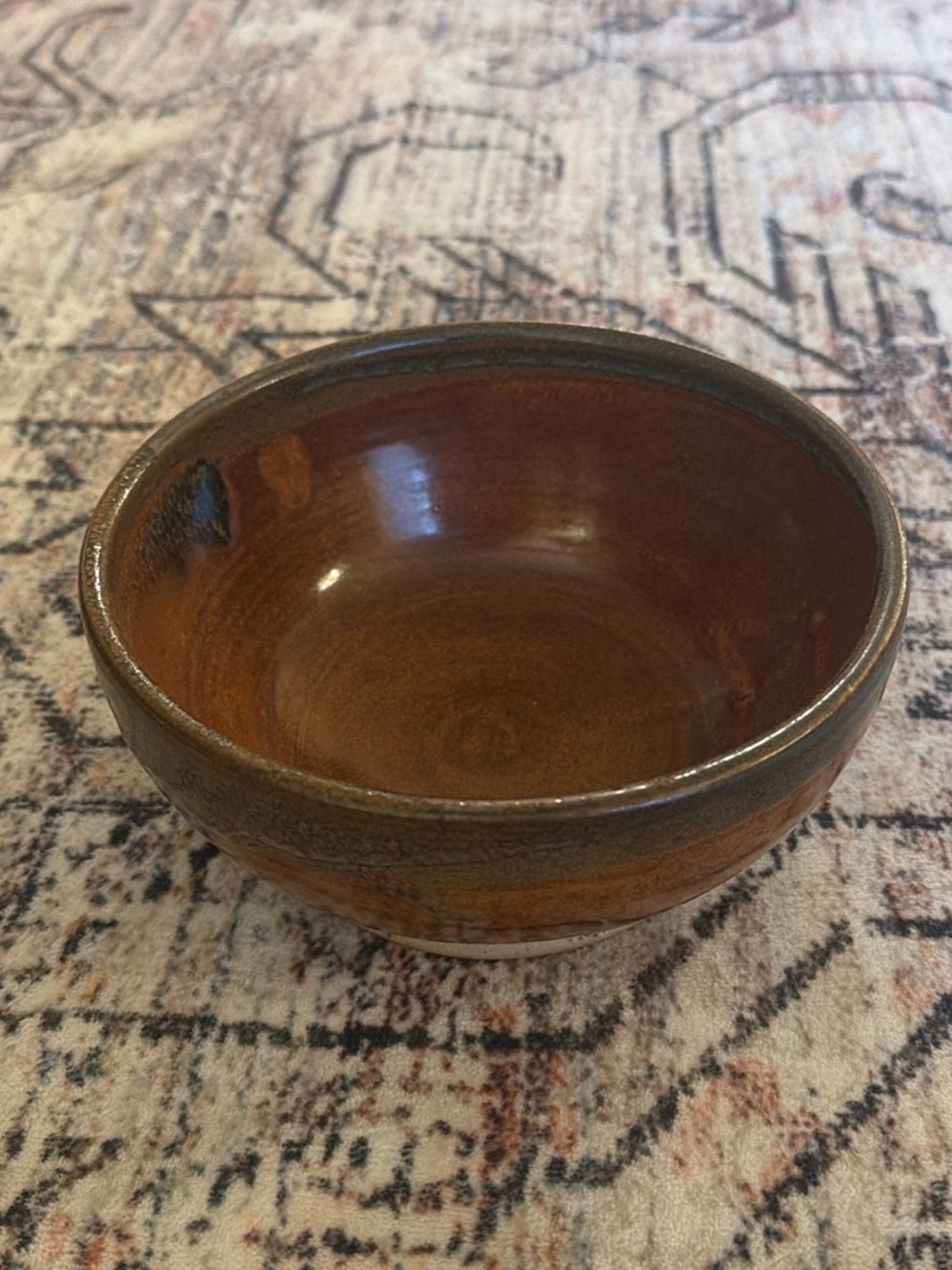 Beautiful Handmade Glazed Pottery Bowl